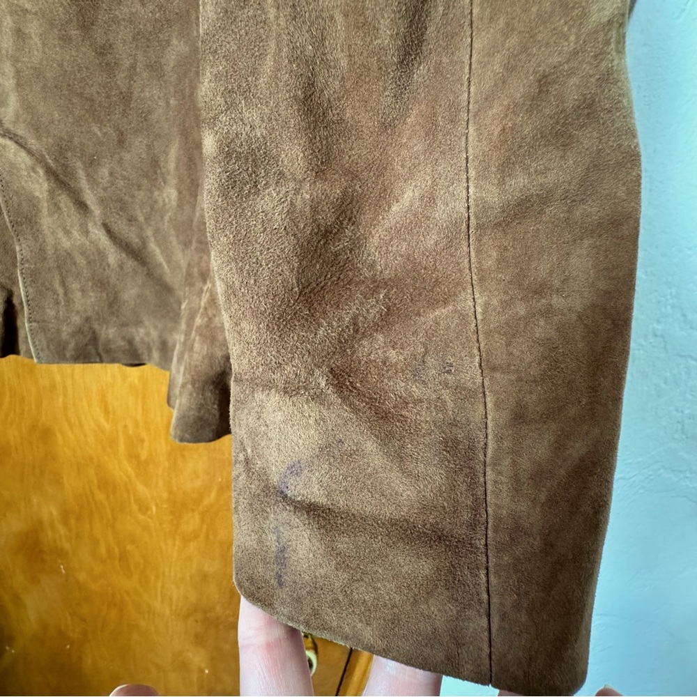 Italian Market Vintage Suede Women’s Jacket - Picture 15 of 16